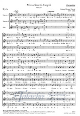 Missa Sancti Aloysii MH 257 - vocal score SSA